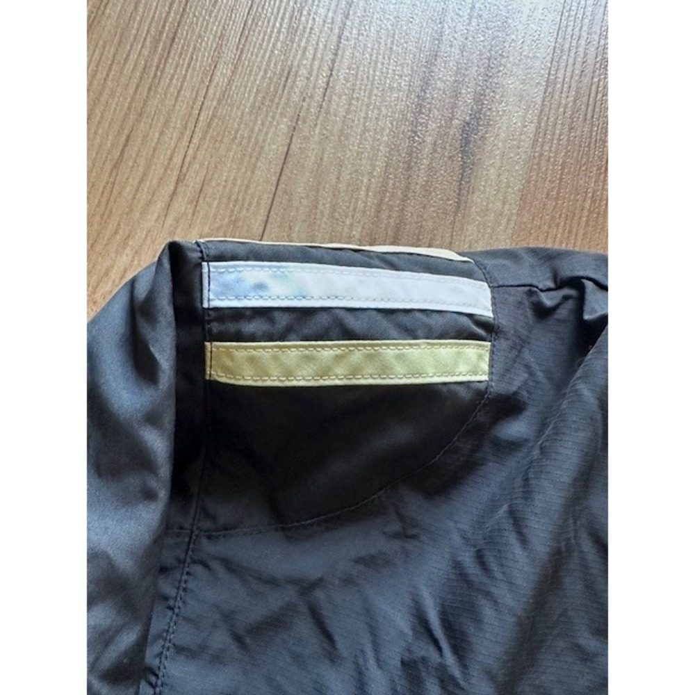 Adidas ClimaLite Pullover Windbreaker Jacket Black Mens Medium - Picture 4 of 9